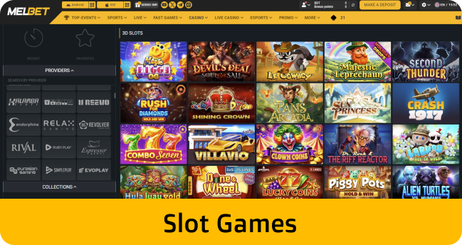 At Melbet, you can find a suitable slot.