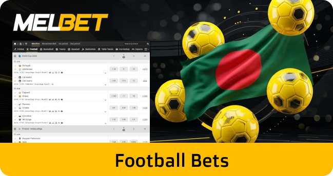 Melbet features leading football matches