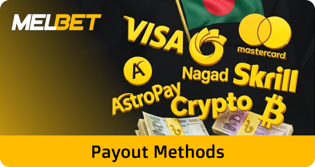 The minimum cashout amount at Melbet BD is BDT 150