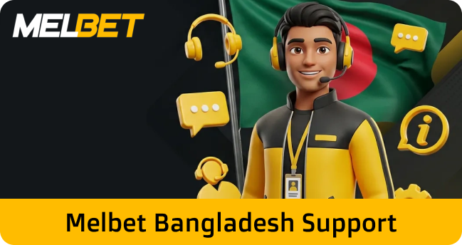 You can get support from Melbet